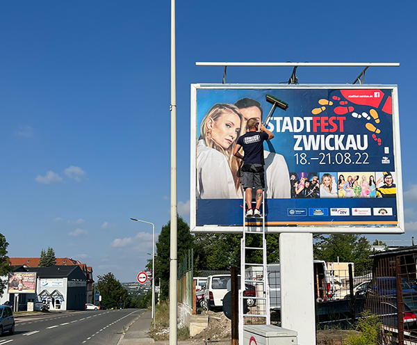 Plakatierung Dresdner